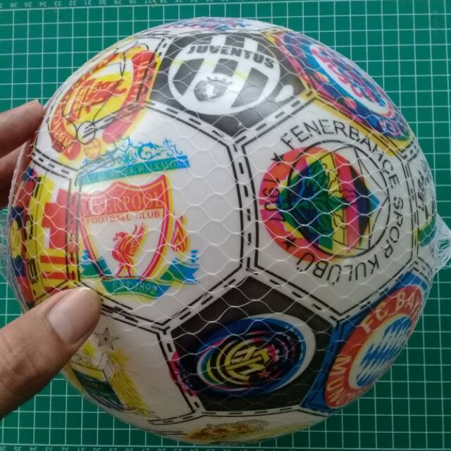 Mainan Sepak Bola Karet Anak Size 5 (Bonus Jaring)