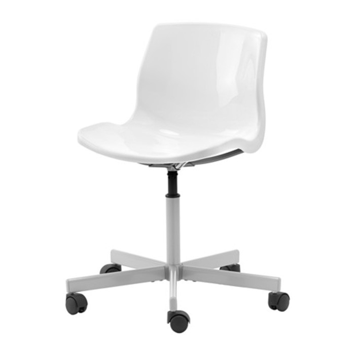 IKEA SNILLE Kursi putar, putih