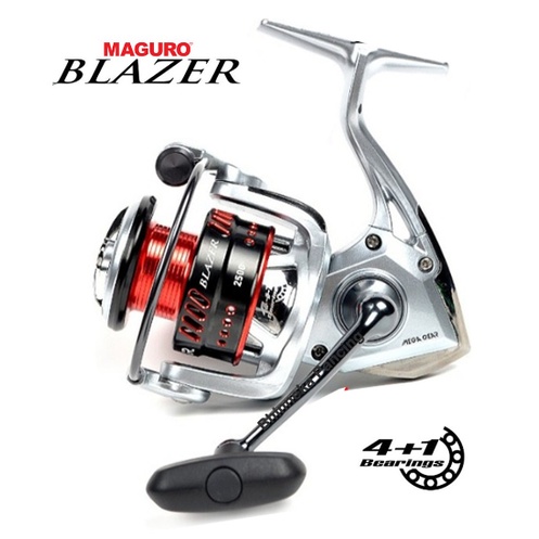 Reel Maguro BLAZER | 4+1 Bearing | Mega Gear | Power Handle | Spinning | 2000 | 2500 | 3000CB