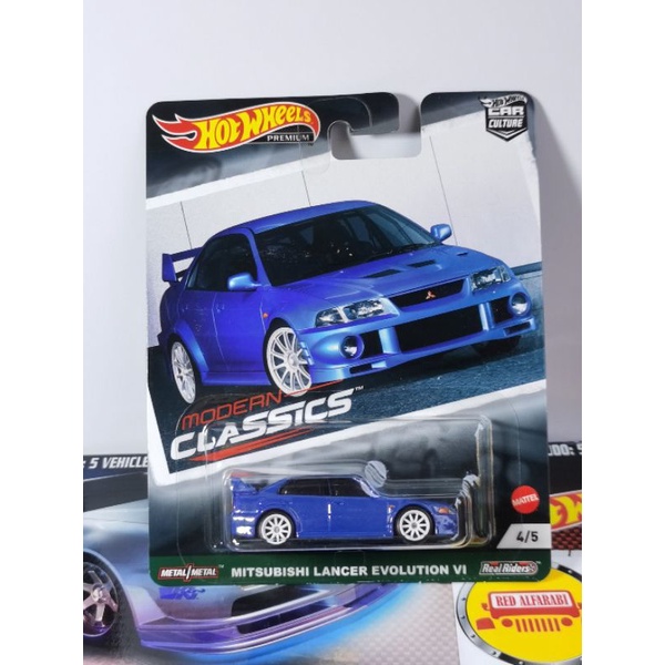 Hot Wheels Mitsubishi Lancer Evolution VI hotwheels Evo Biru