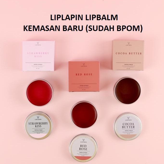 Liplapin Lipbalm Tinted ORIGINAL BPOM KEMASAN BARU