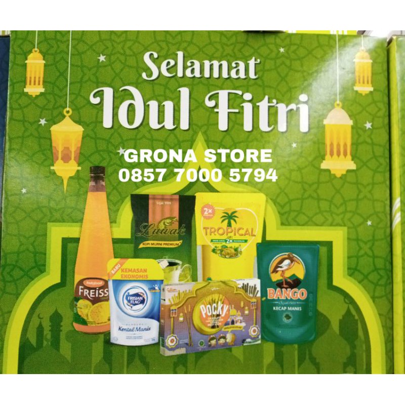 

Hampers lebaran PAKET A FREE BOX