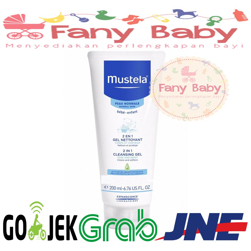 MUSTELA BEBE 2 IN 1 HAIR AND BODY WASH 200ML