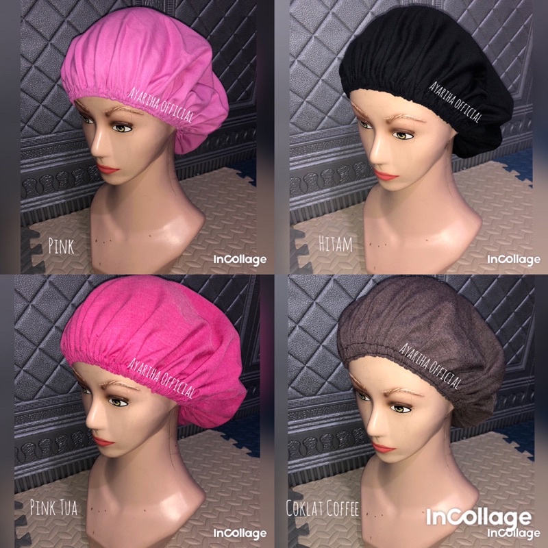 ✅Hairnet Kain Polos/ Nurse Cap (Bisa Dicuci)