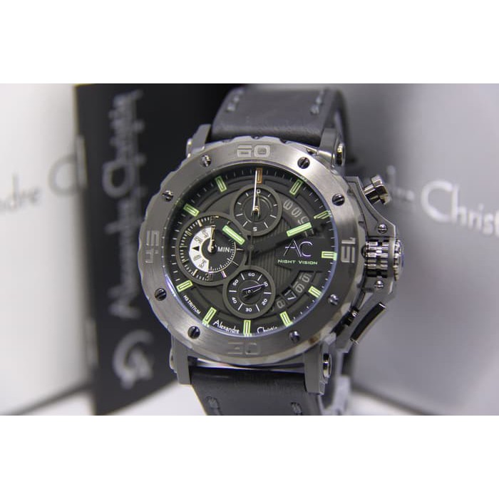 Alexandre Christie 9201 Pria Black Original garansi1Thn