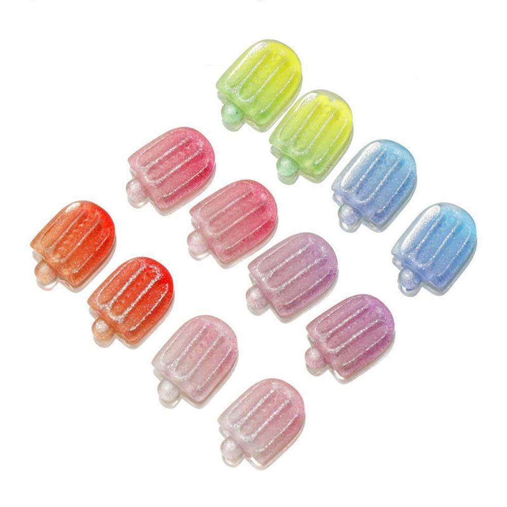 AUGUSTINA Augustina Es Krim Dekorasi Kuku Gradien 20pcs/lot 3D DIY Manicure Aksesoris Kristal Nail Charms