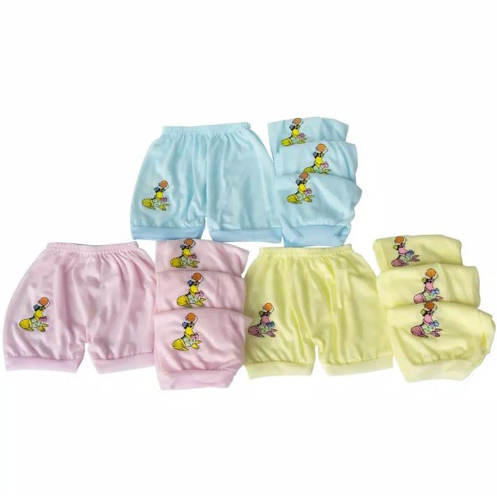 1 Lusin Celana Pendek bayi Bordir unisex Halus Murah