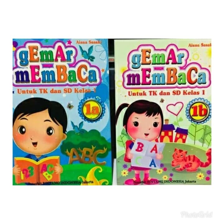 

2 PC Buku Anak Gemar Membaca 1a 1b Untuk TK/SD Kelas 1