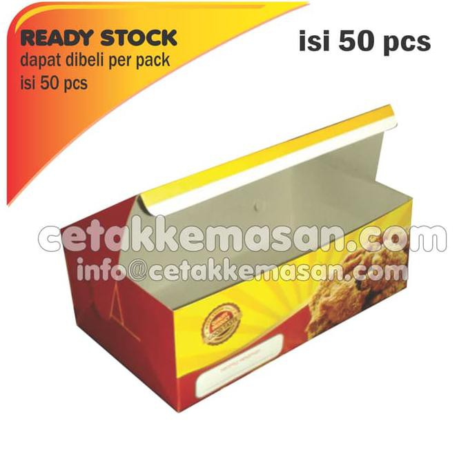 

R646T75R-Sale- Dus Box Fried Chicken Uk 19X11.5X7 Cm Full Colour Duplex 310 Gr