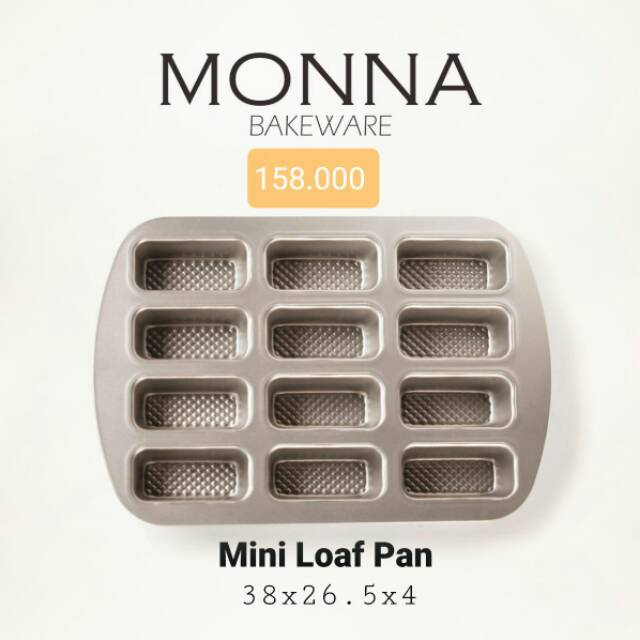 Jual Mini Loaf Pan Monna | Shopee Indonesia