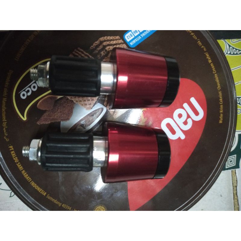 variasi Jalu stang motor vario PCX beat scopy Genio CBR bandul stang motor Honda merah