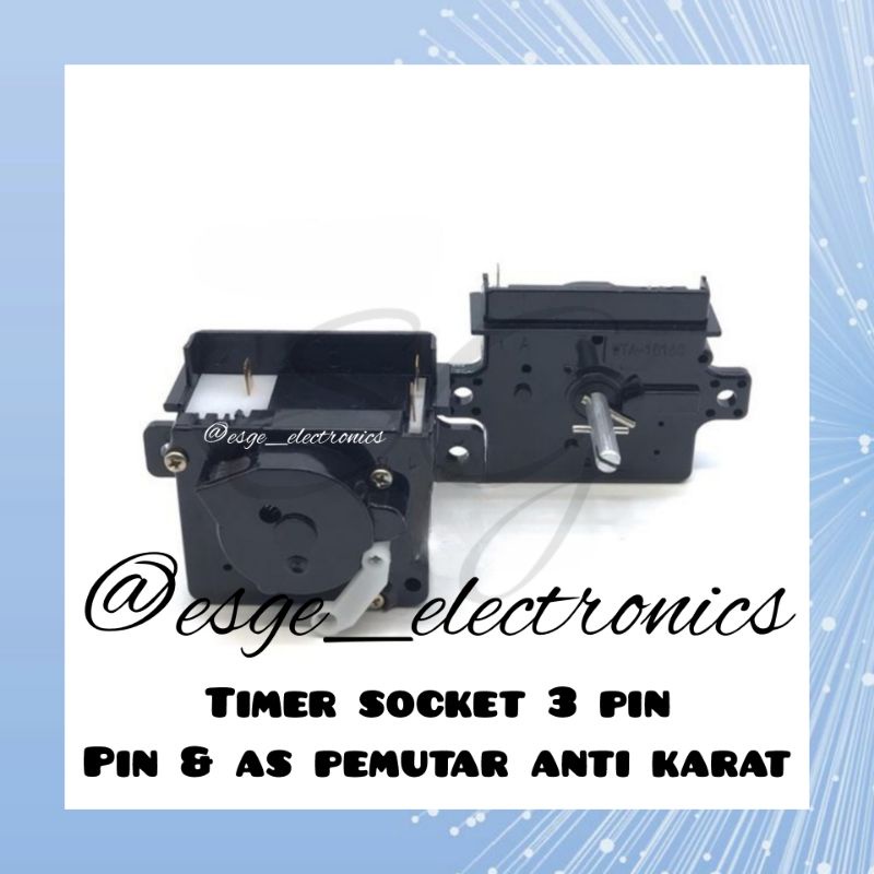 TIMER MESIN CUCI 3 PIN TIMER PENCUCI SOKET 3 PIN TIMER SOKET PENCUCI SHARP 3 PIN TIMER WASH SOCKET 3 SKUN TANPA KABEL TIMER TIDAK ADA KABEL TIMER WASH MESIN CUCI SHARP TIMER PENCUCI MESIN CUCI SHARP TIMER WAKTU MESIN CUCI