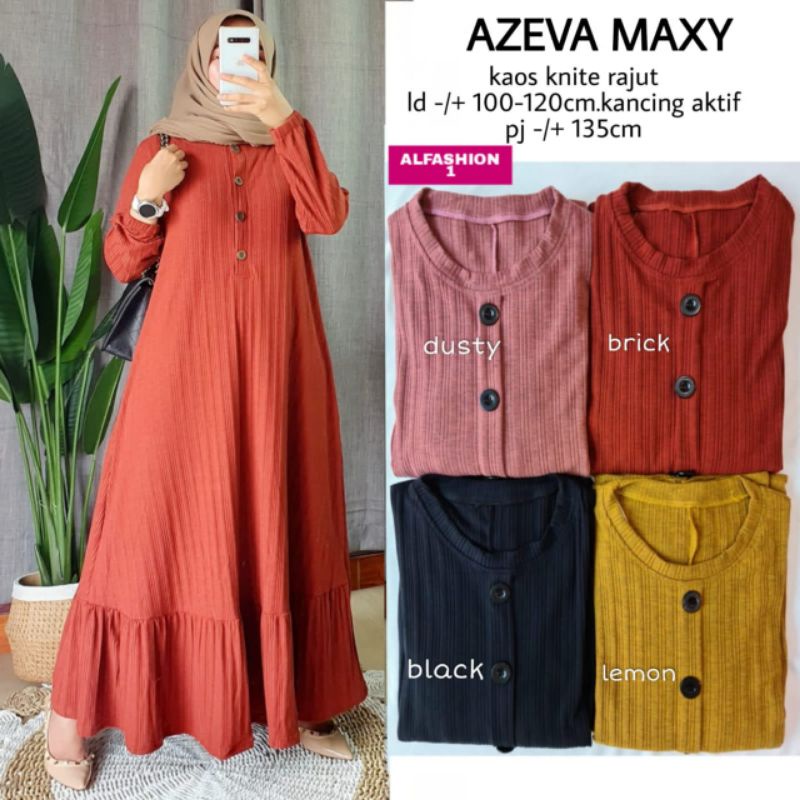 AYEVA MAXY DRESS ORIGINAL PRODUK BY ALFASHION