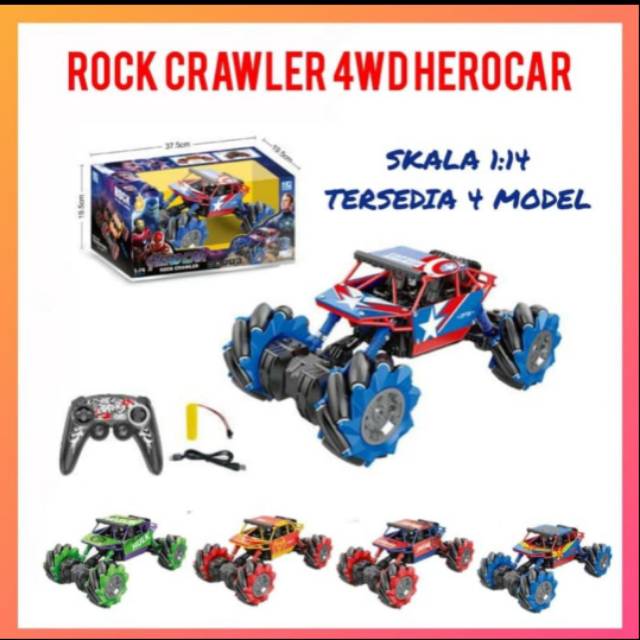 Remot control mobil offroad superhero besar