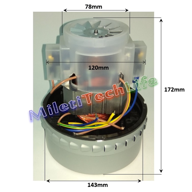 Motor Vacuum Wet and Dry A-049 For Krisbow Alphalux Ghibli Spare Part Vacuum Cleaner