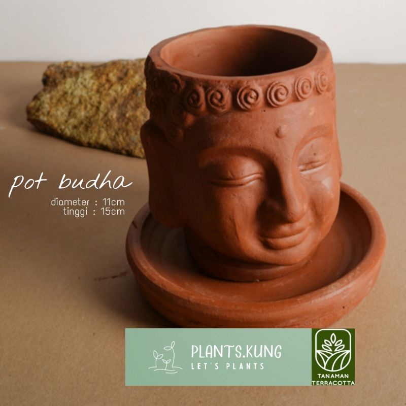 Pot Teraccota Budha | Tanaman Teraccota