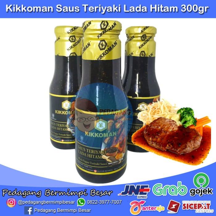 

Kikkoman Blackpepper Teriyaki 300gr | Saus Teriyaki Lada Hitam Best Seller