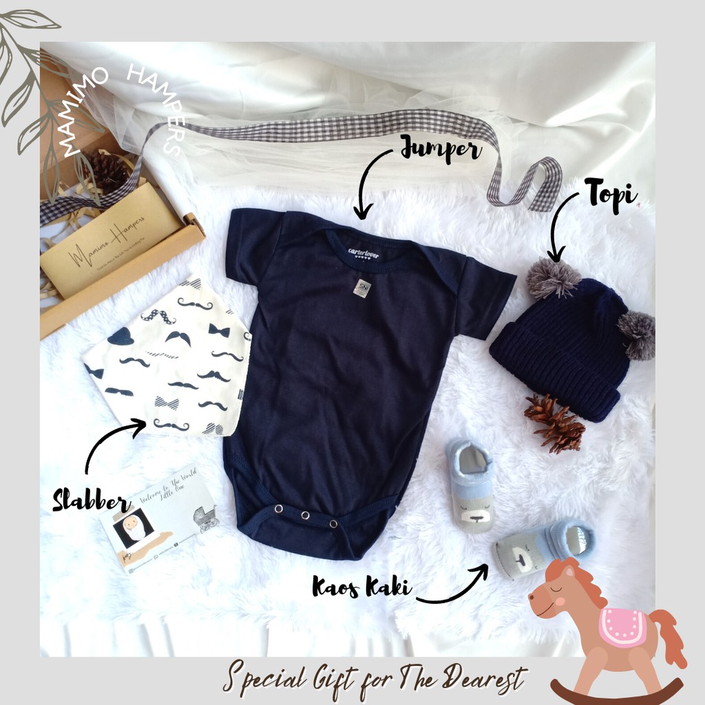 Hampers Bayi Lucu Series Single Jumper| Newborn Gift Set | Kado bayi - By Mamimohampers