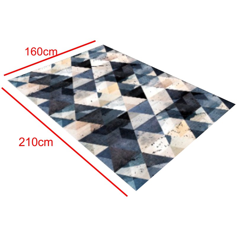 Karpet Lantai Bulu Permadani Ruang Tamu Murah Anti Slip Ukuran 160 Cm X 210