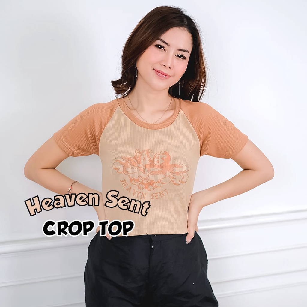 AFI - EC - Heaven Sent Crop Top