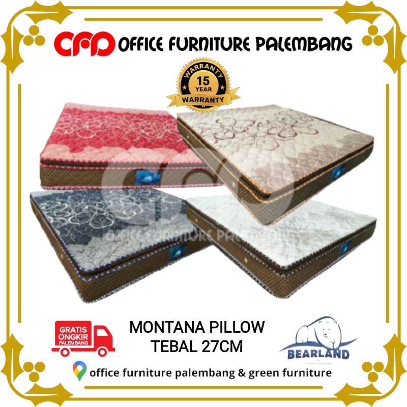 springbed olympic bearland montana pillow top matras kasur spring bed murah
