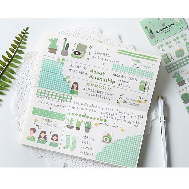 

Washi Masking Tape Stickers Colorful for Journal