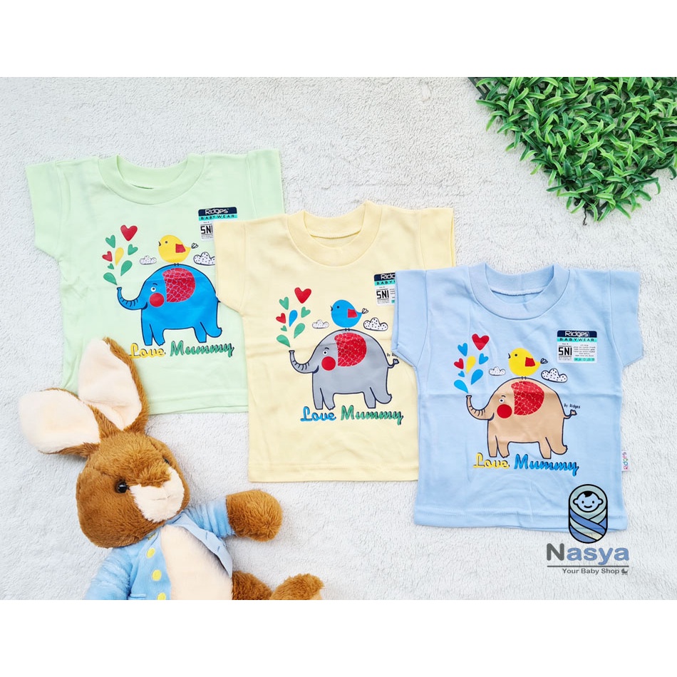 [B-017a] Baju Oblong Anak Bayi Ridges SNI - SIZE M
