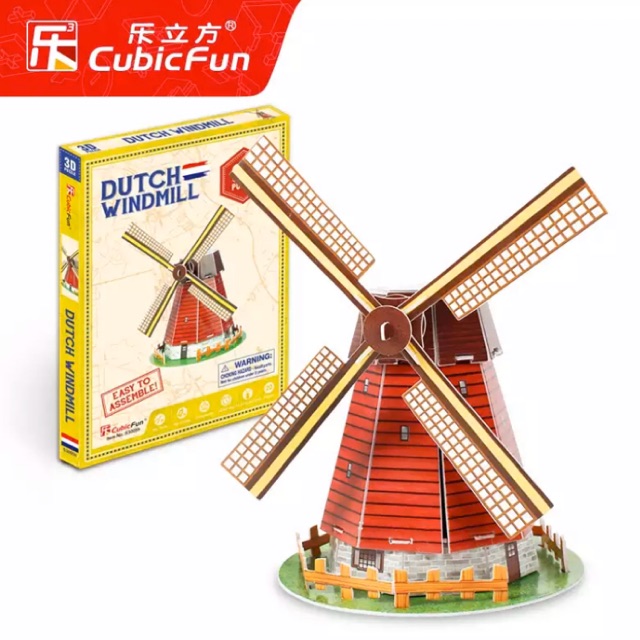 [NEW] CubicFun 3D Puzzle 🇳🇱 Dutch Windmill Netherland