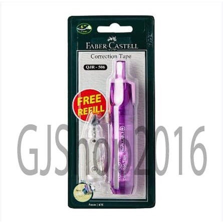 

Eklusif Tip Ex Kertas Faber Castell / Tip-Ex Roll / Correction Tape Qjr-506 Murah