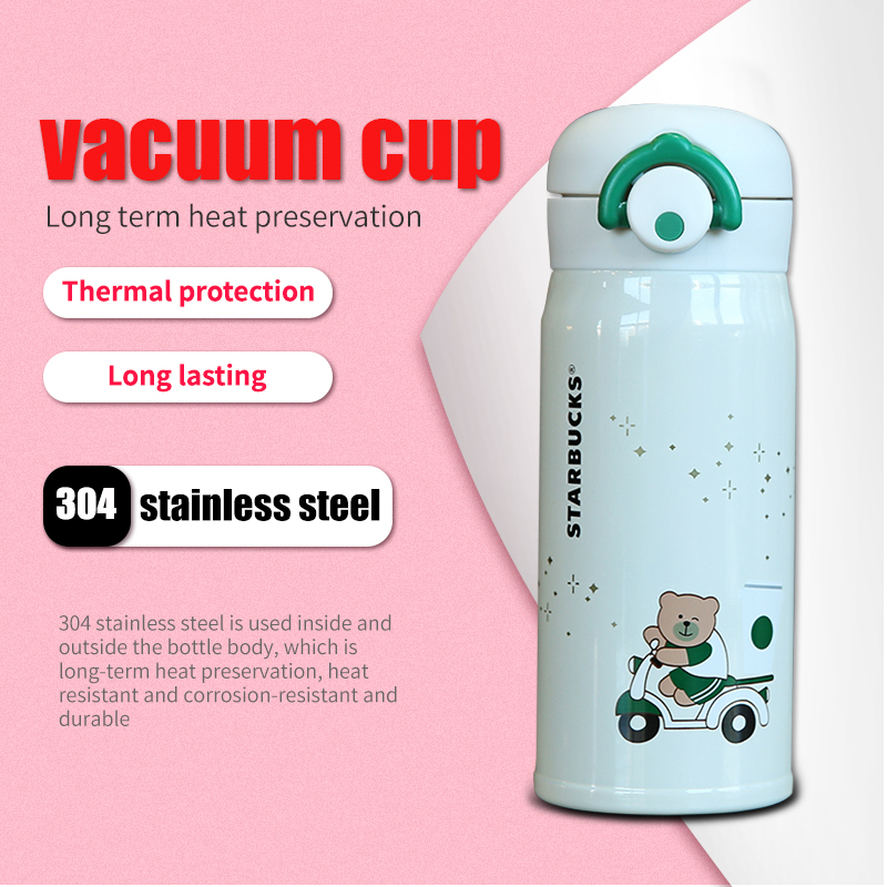 Starbucks Tumbler Botol  Thermos Stainless Steel Tahan Panas Dan 350ML 500ML