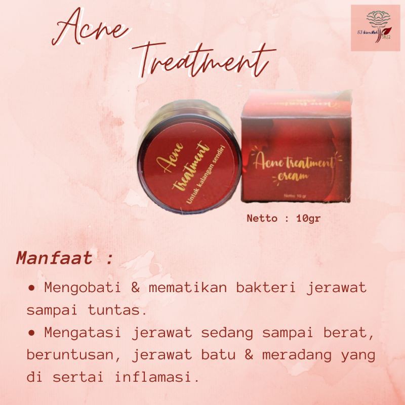 Acne Treatment Cream SR12 Penghilang Noda Bekas Jerawat Luka Stretch Mark