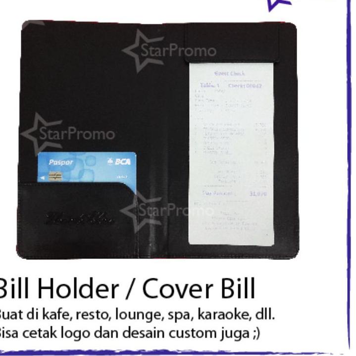 

Flash Sale Bill Holder Cover Bill Resto Cafe Hotel !