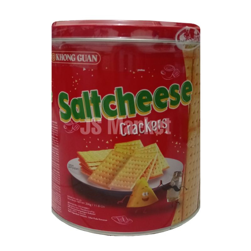KHONG GUAN SALTCHEESE KALENG 336GR