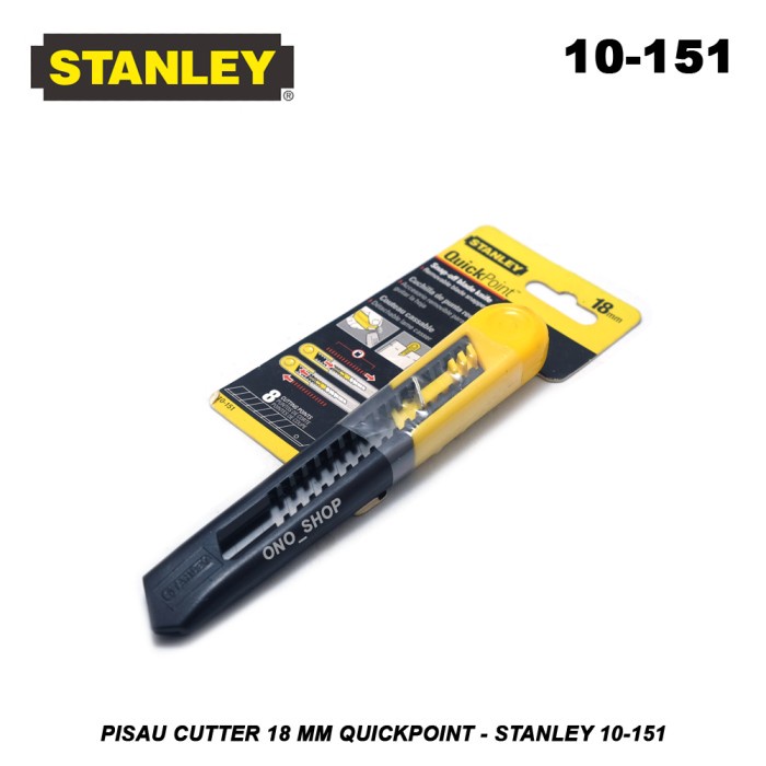 

Bergaransi Pisau Cutter 18 Mm Quickpoint - Stanley 10-151 Diskon