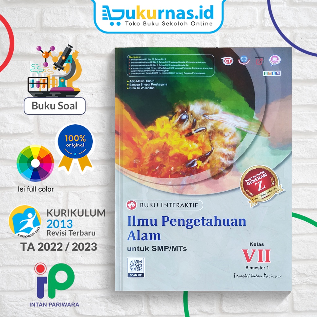 Buku PR Interaktif IPA SMP/MTs Kelas 7 Semester 1 - Intan Pariwara