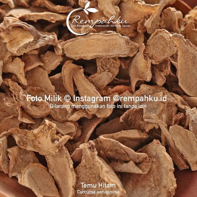 (New) ramuan rempah - TEMU HITAM 1kg Temu Ireng Ramuan Herbal Jamu Kunyit Hitam