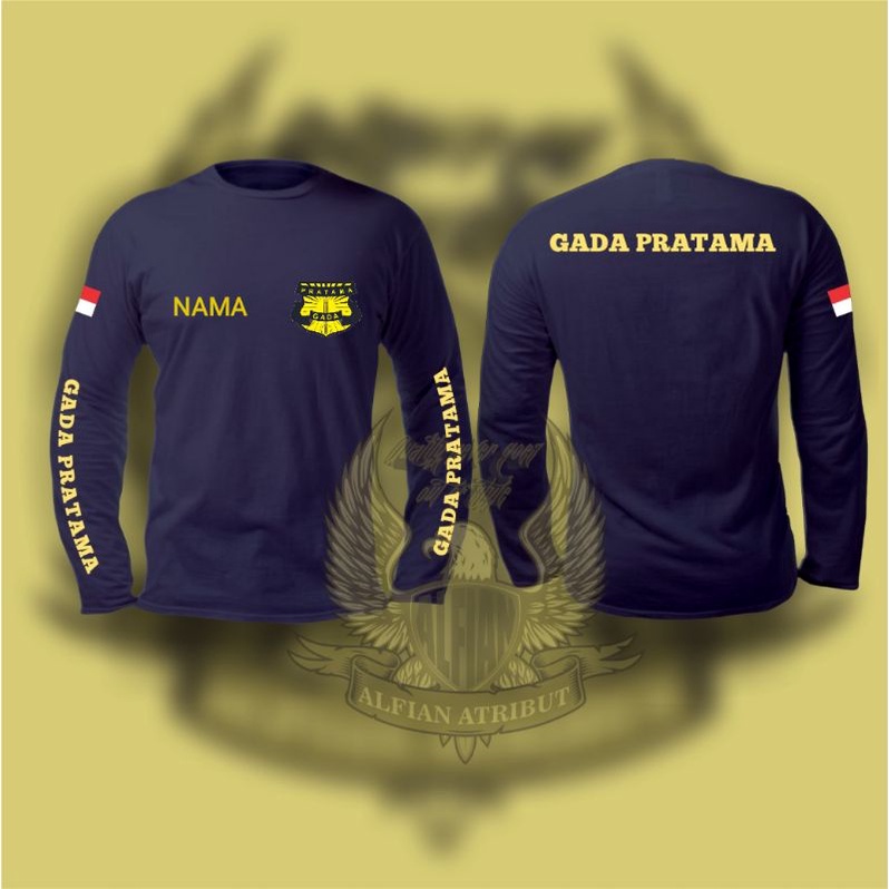 kaos satpam,kaos gada pratama lengan panjang