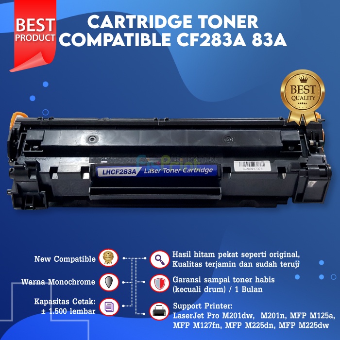 Cartridge 83A Toner Compatible XP Printer 83A M201dw M201n125a M225