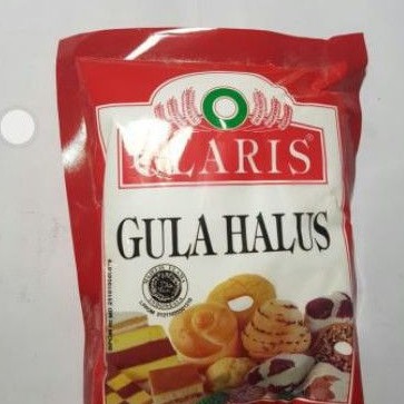 

gula halus merk claris 250 gr