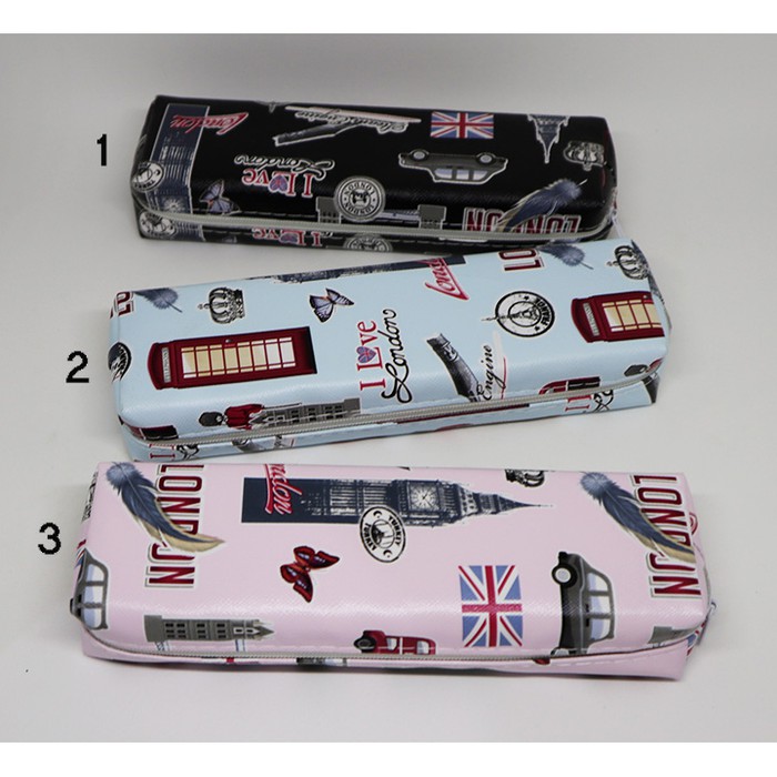 

Kotak Pensil Seleting Motif London kotak pensil anak