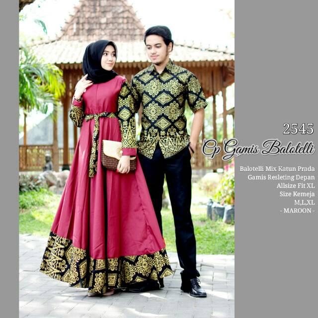  Gamis  Balotelli Couple  2545 gamis  muslim kebaya modern 