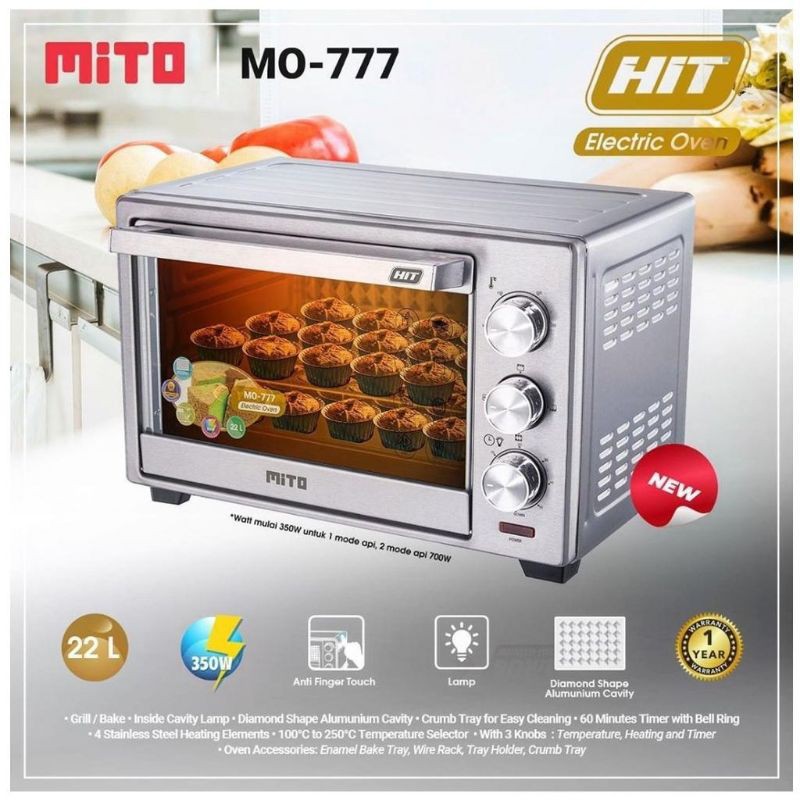 Oven Mito Hit MO-777 22L