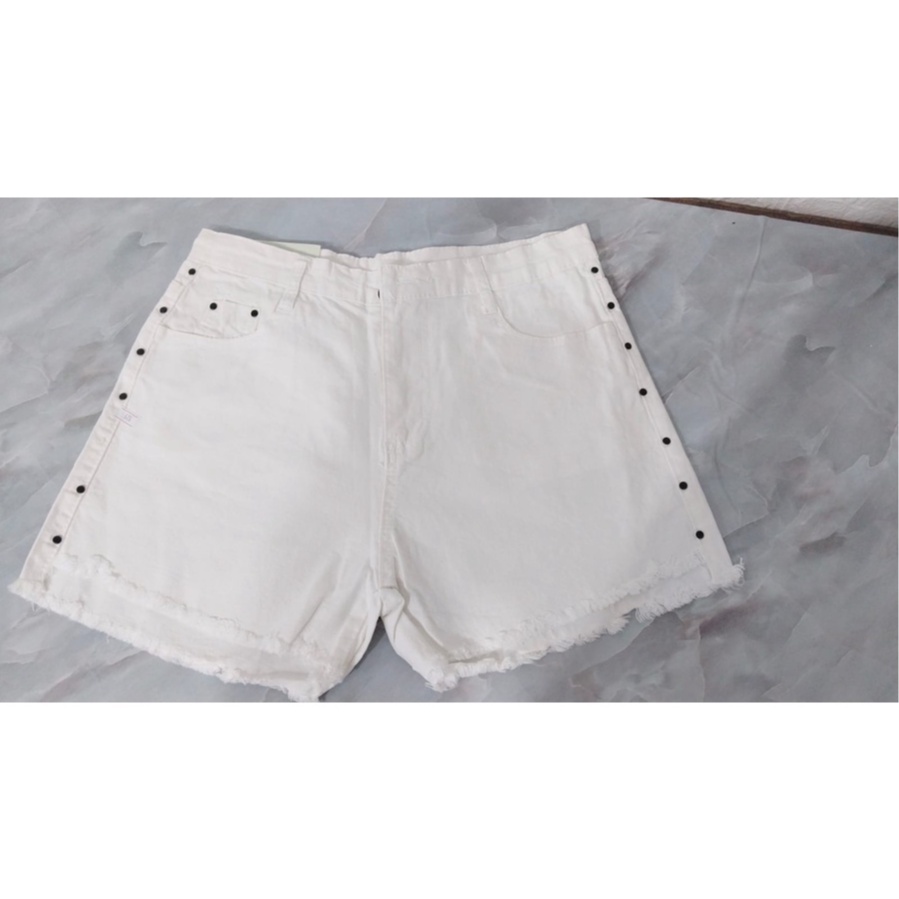 Nicebra Celana Wanita Streetwear Celana pendek wanita dewasa Jeans kekinian sobek ripped-jeans wanita celana 4071