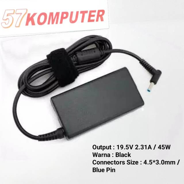 Adaptor Charger Casan Laptop HP Blue Pin For HP 250 G3 255 G3 725 G2 745 G2 Seris