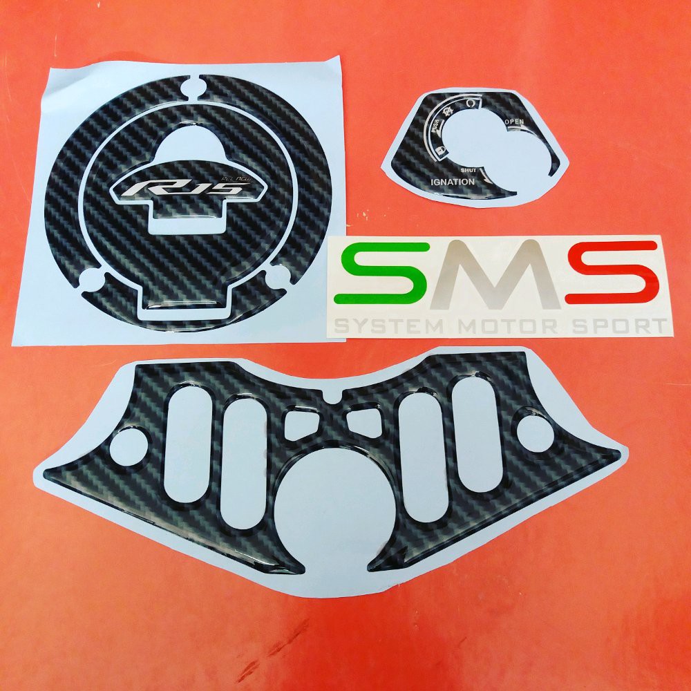 PROMO    tankpad carbon yamaha r15 vva  tankpad stiker set yamaha v3  stiker r15vva  Murah