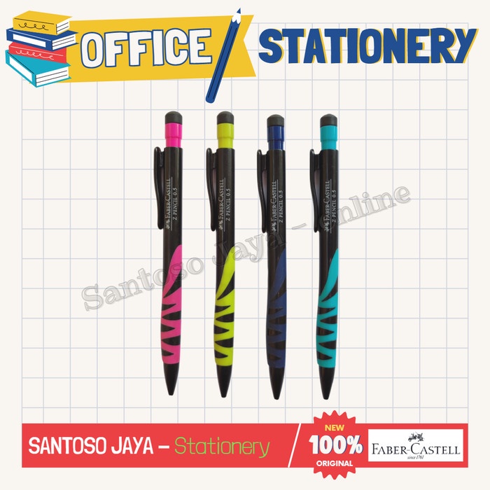 

Pensil Mekanik FABER CASTELL Z Pencil - Mechanical Z Pencil 0.5 mm
