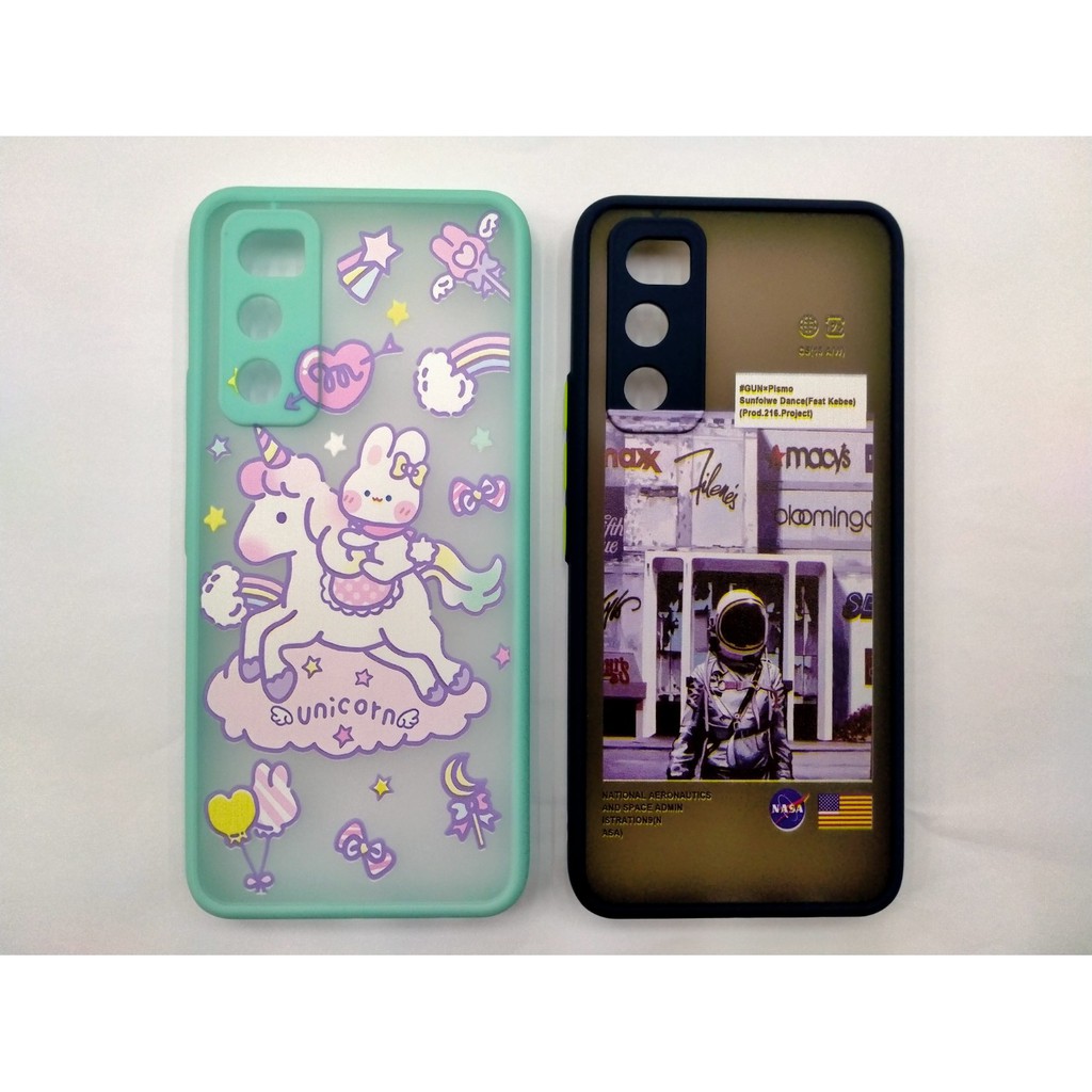 Protector Lens Casing VIVO V20SE Summer Flowers Hybrid Gambar Pelindung Lensa  | KPOP Korea