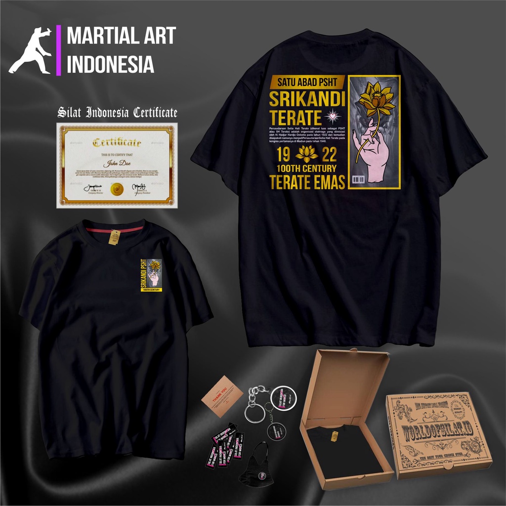 KAOS SETIA HATI TERATE DISTRO PASHTER PUNKSHTER KAOS PSHT RAJA TEGA TERATE KODE EMAS SRIKANDI