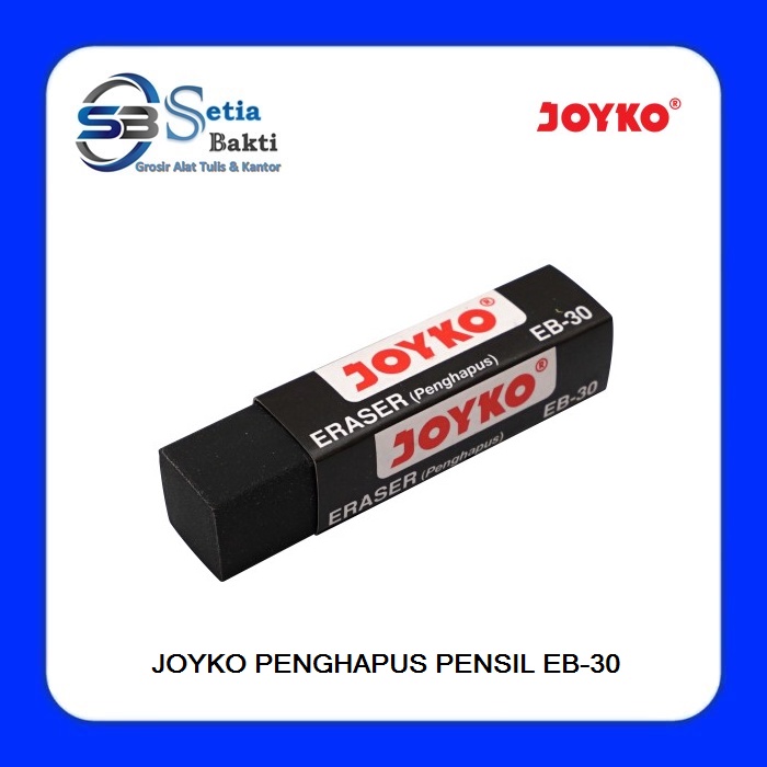 

JOYKO Penghapus Pensil Hitam Sedang EB 30 - 1 Pcs