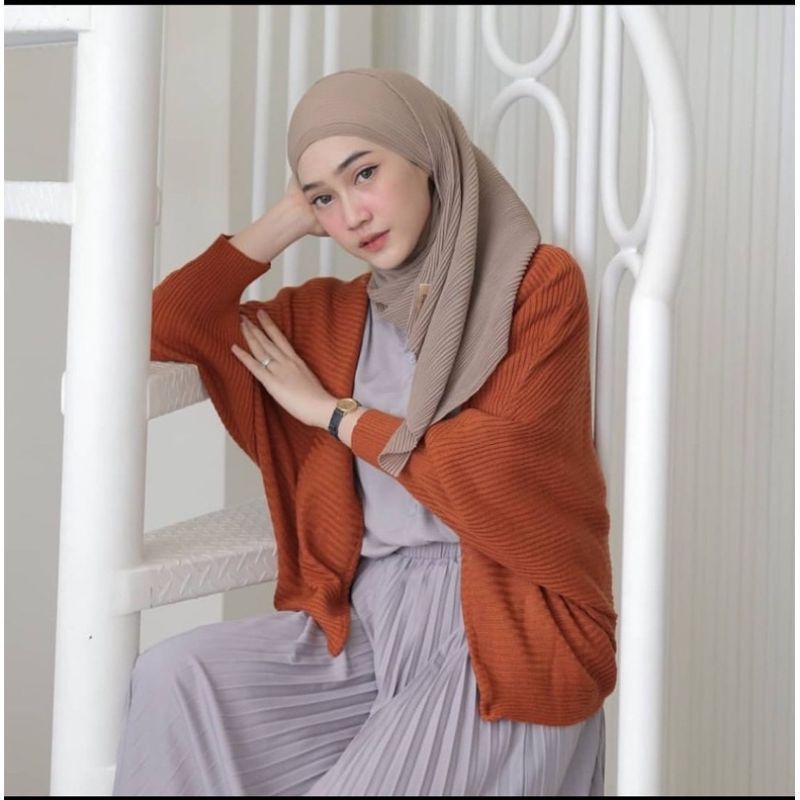 CARDIGAN RAJUT BATWING/ATASAN RAJUT WANITA BIG SIZE/OUTER WANITACARDIGAN RAJUT / BATWING KELELAWAR CARDIGAN / CARDIGAN BIG SIZE(PREMIUM) //INDY CARDIGAN//